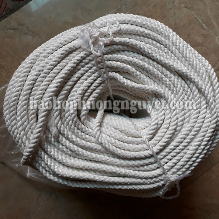 50m DÂY THỪNG để buộc, cột hàng hóa và vật dụng( LOẠI 6MM MÀU TRẮNG)