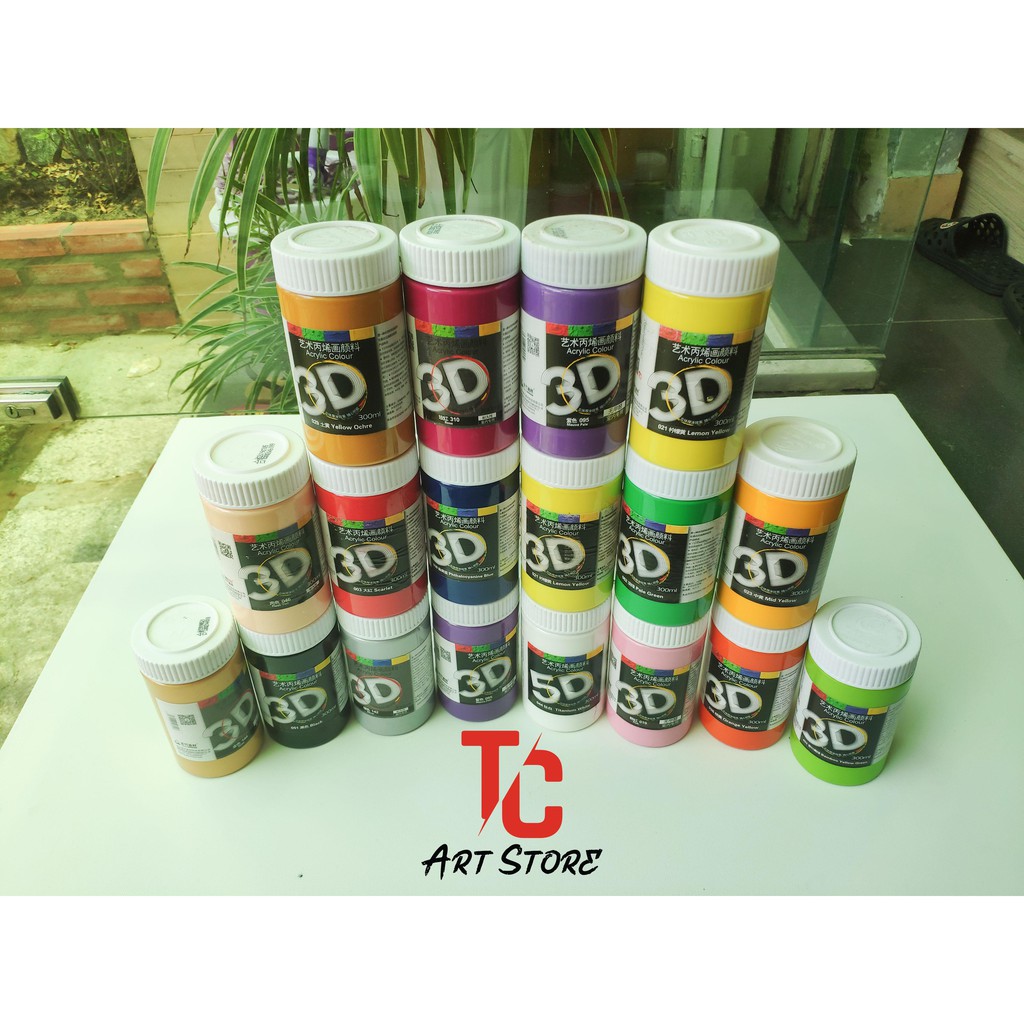 (Bảng Màu 2 ) Acrylic 3D 100Ml