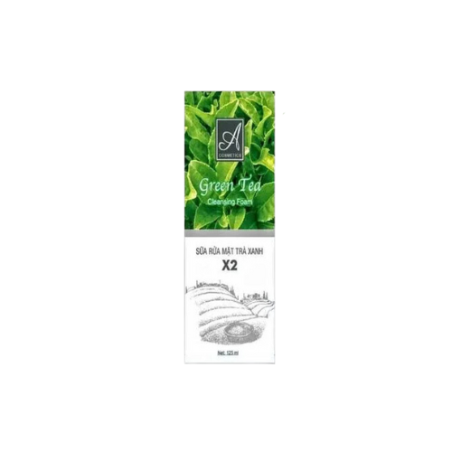 Sữa rữa mặt trà xanh x2 A Cosmetics ngừa mụn hiệu quả