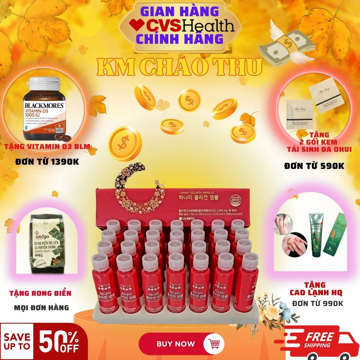 Nước uống Collagen Hanami-Ohui -Đẹp da