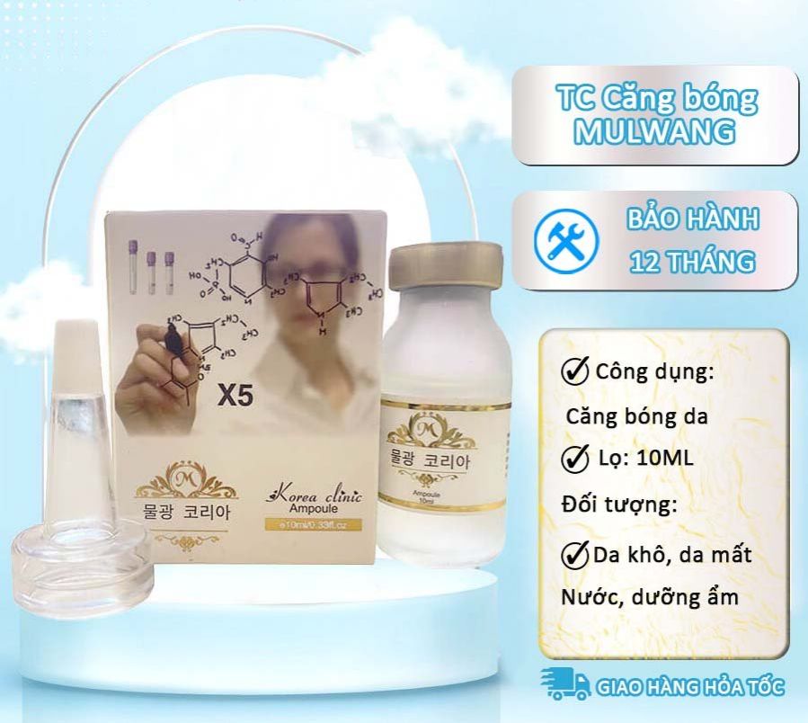 Serum Muwang Căng Bóng Da Mulwang Korea Hàn Quốc Dùng Lăn Kim Phi Kim,