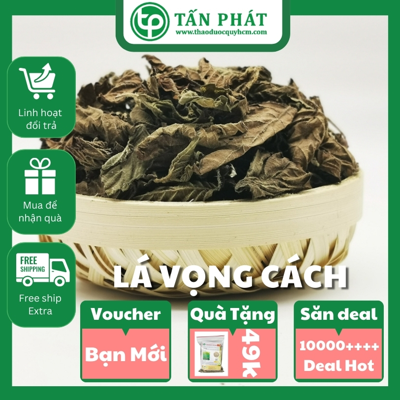 [Hàng mới về] Cây vọng cách sấy khô túi lớn loại 1kg - Công ty Thảo Dược Tấn Phát