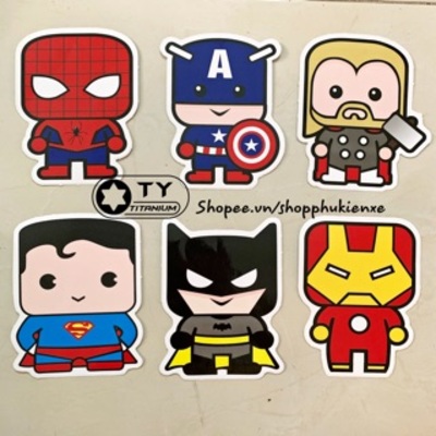 [HCM]Tem Sticker SAH Size LỚN dán nhiều vị trí cực dễ thương