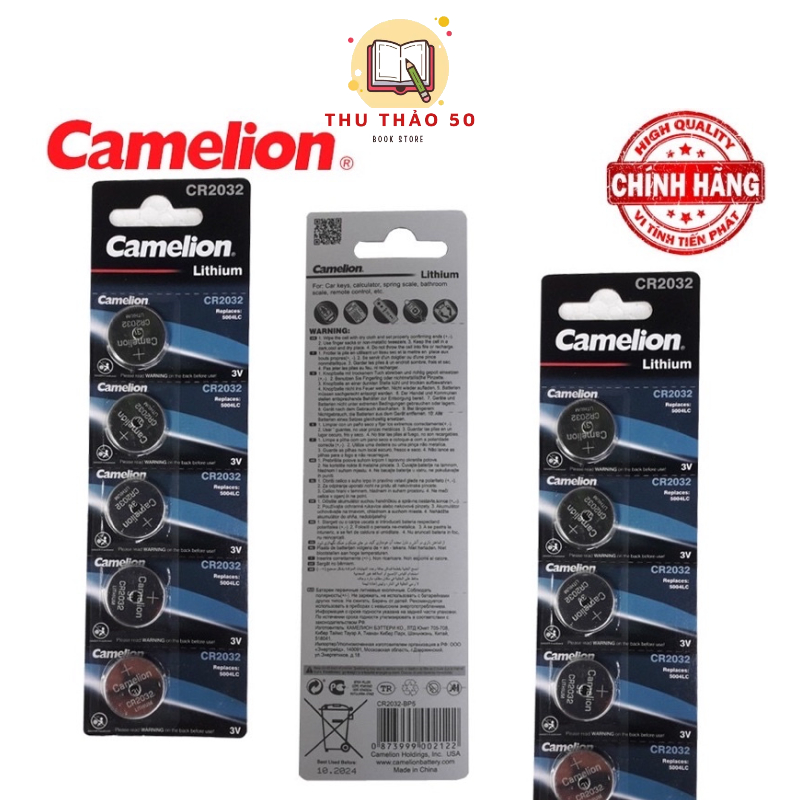 1 viên pin cr2032 / cr2025 / cr2016 camelion.