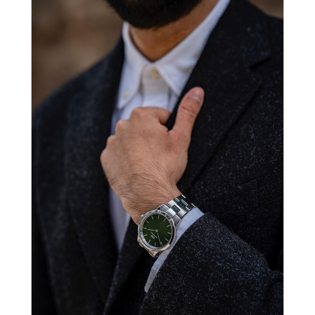 Đồng hồ nam DW Iconic Link Emerald Silver 40mm