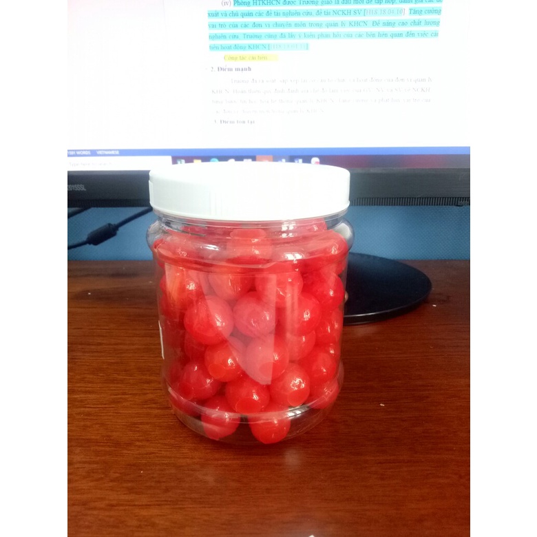 Mứt Cherry Đỏ ( Trái Lý ) 100G / 250G / 500G