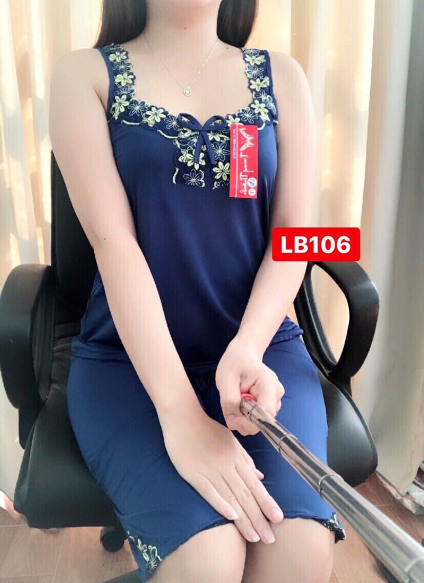 Đồ Bộ Lửng Nữ, Bộ Mặc Nhà Thun Lạnh Mát Size từ 40-65kg