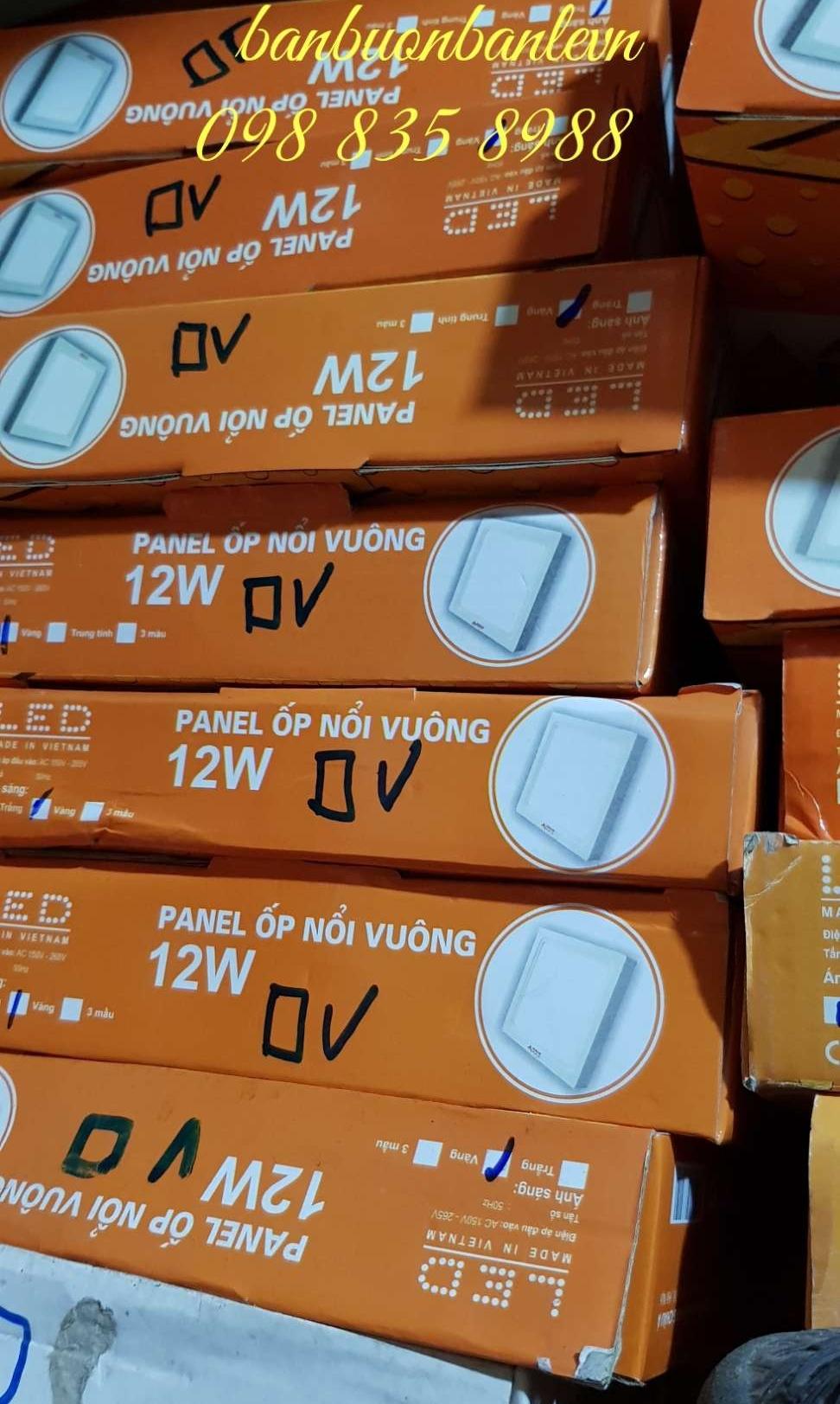 Đèn Led  panel ốp nổi vuông 12w Asia