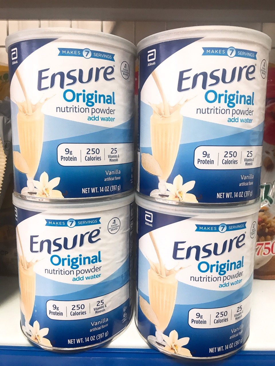 Sữa Ensure Mỹ ORIGINAL 397g Mẫu mới Date 2023
