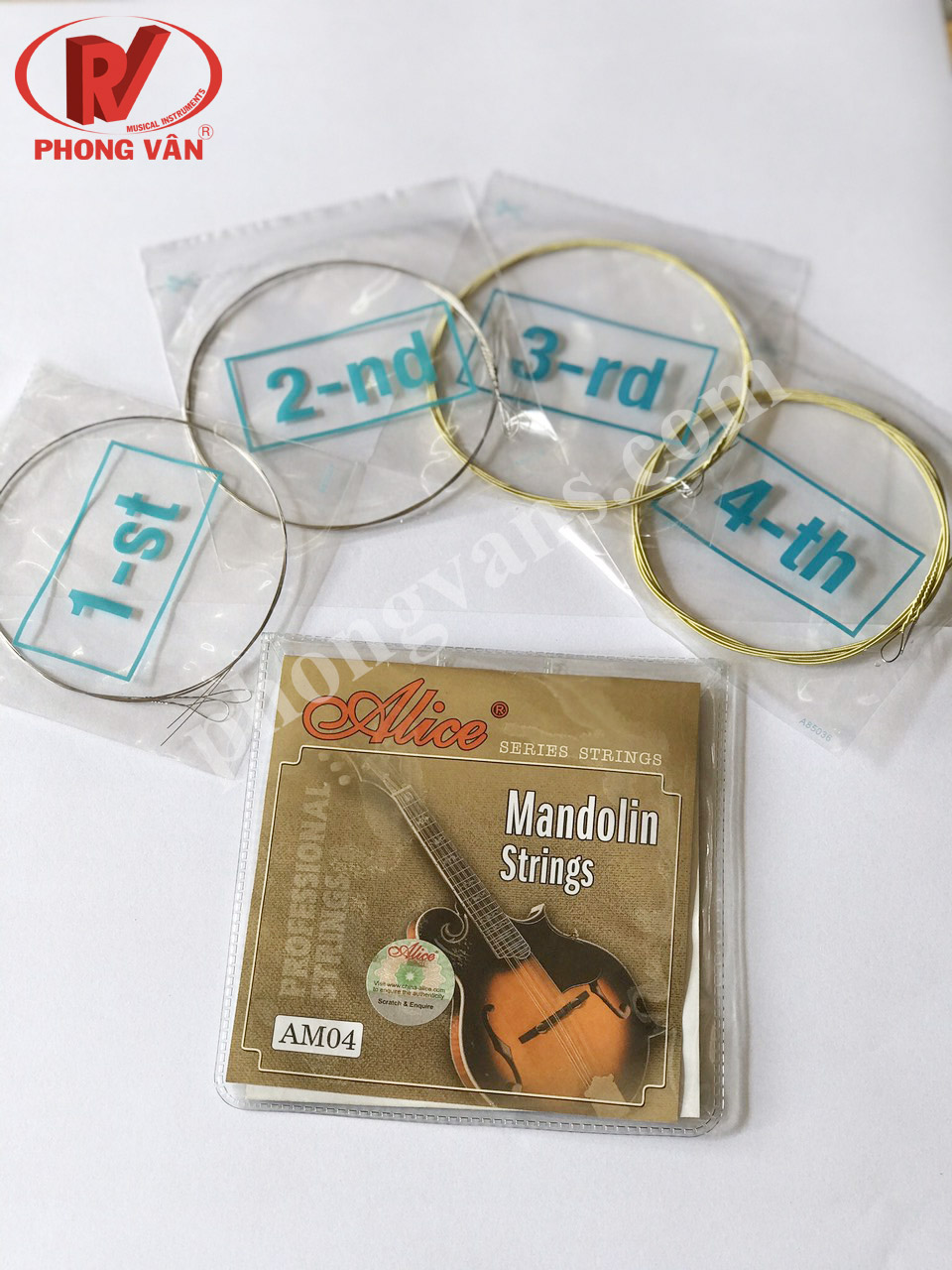 Bộ dây đàn mandolin alice am04