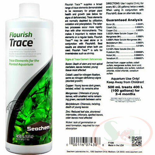 Phân Nước Seachem Flourish Trace Bổ Sung Vi Lượng