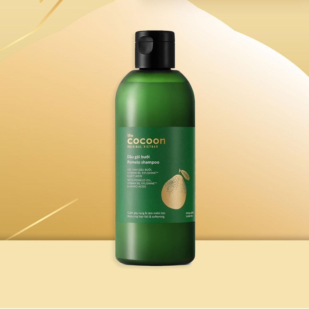 Dầu gội bưởi Cocoon từ vỏ bưởi giảm rụng tóc kích thích mọc tóc Pomelo 310ml