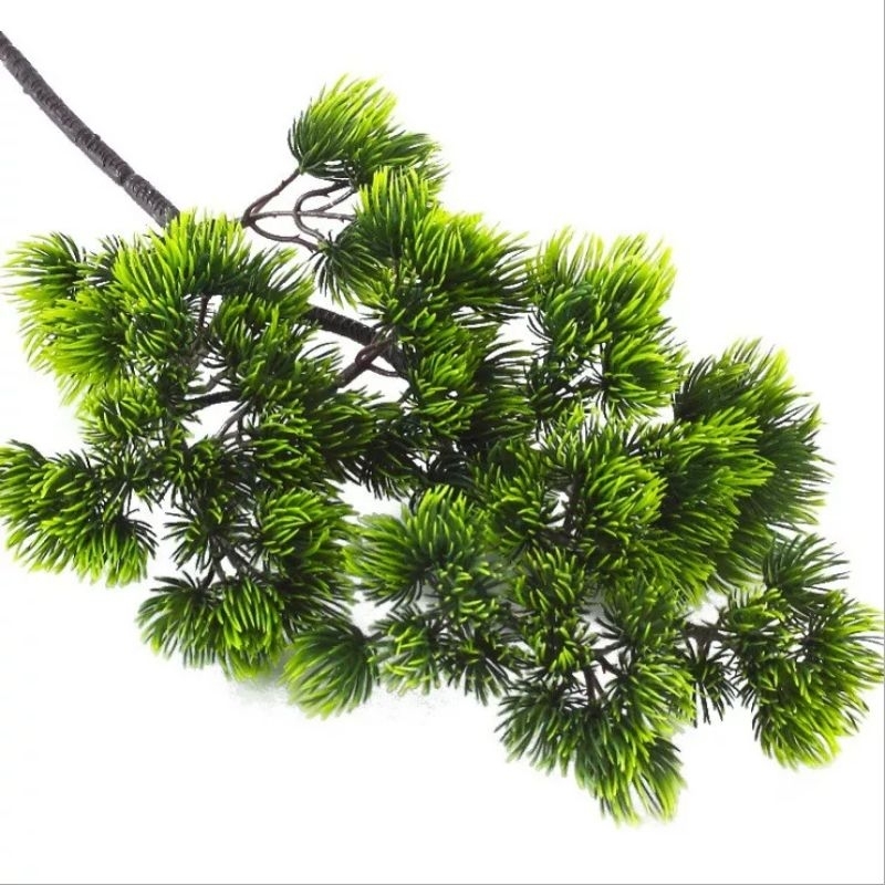 Cành cây tùng giả .nhánh tùng xanh.đùng trang trí .decor.