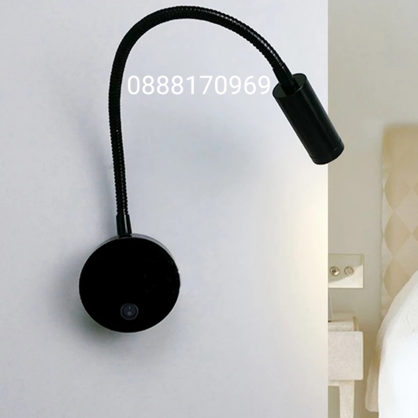 Đèn rọi đọc sách đầu giường 3w