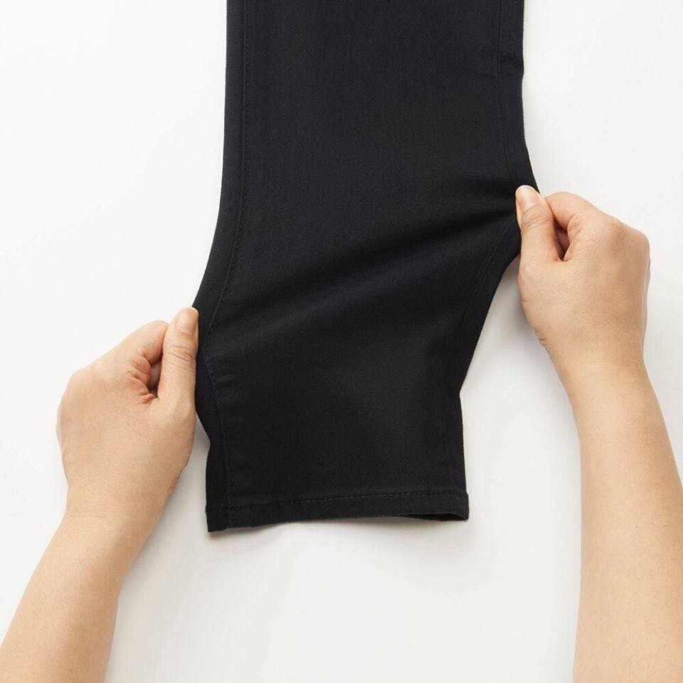 Quần jean nam màu đen trơn co giãn bốn chiều cao cấp đơn giản VNXK 310