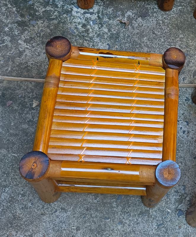 Ghế đôn bằng tre tự nhiên