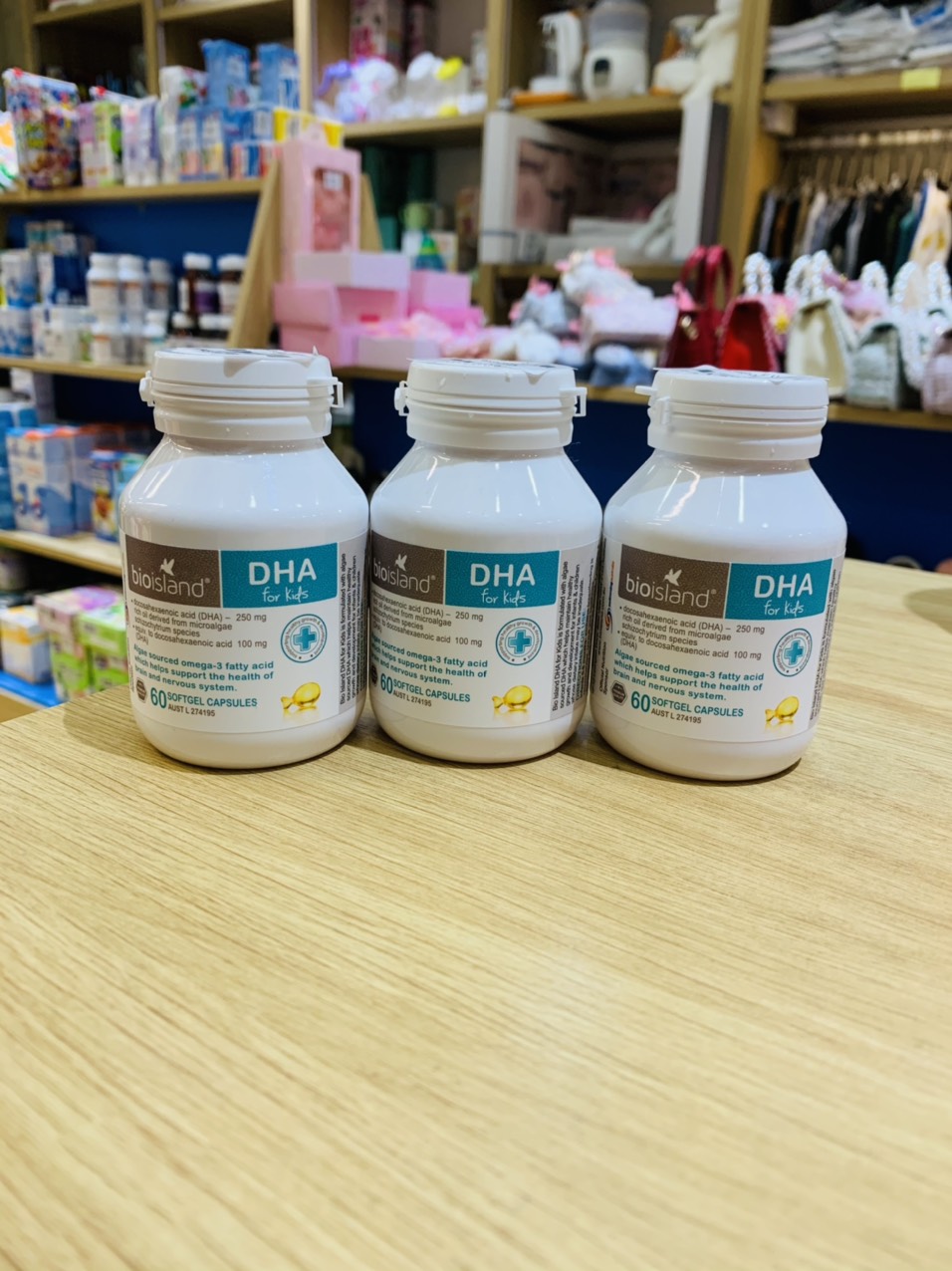 [HÀNG ÚC] DHA Bioisland 60 Viên Cho Bé Từ 6th+