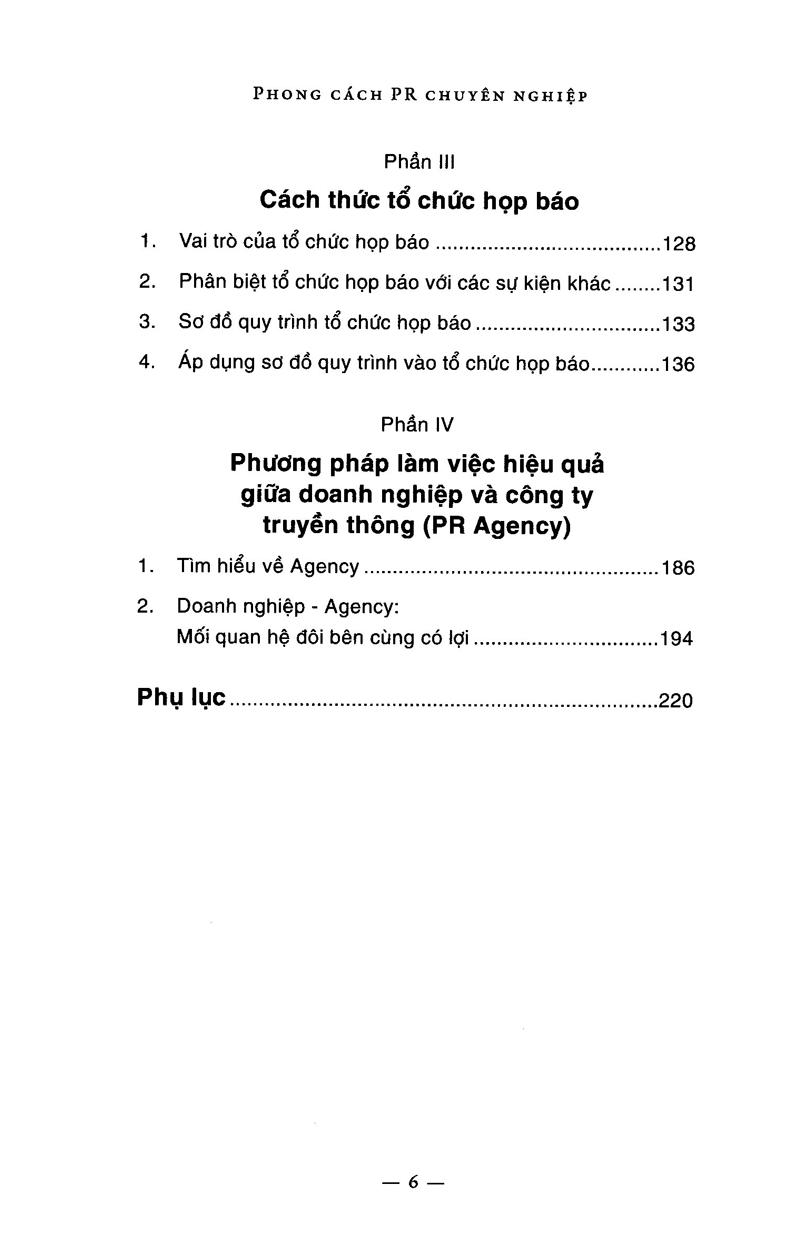 Phong cách PR chuyên nghiệp