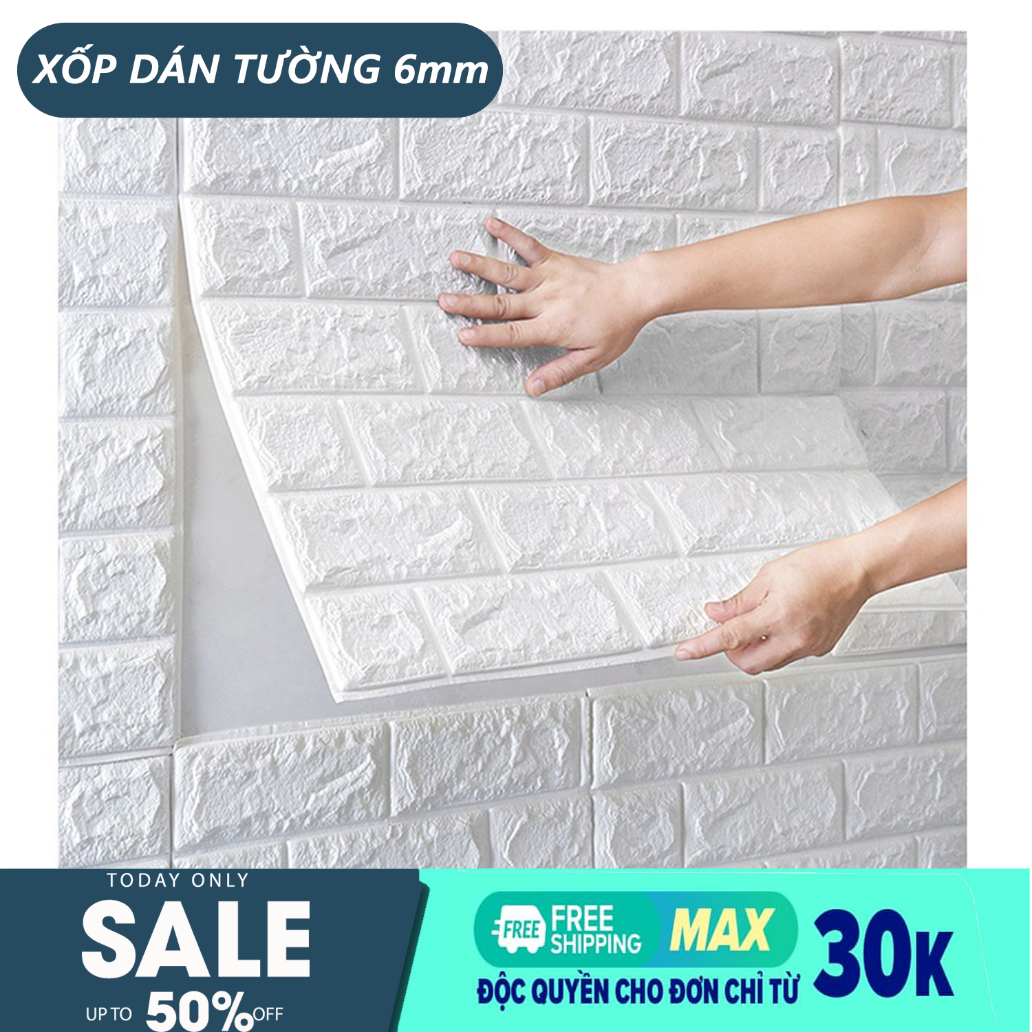 >> BÁO GIÁ BỘ 20 MIẾNG XỐP DÁN TƯỜNG 3D CHỊU LỰC, CHỐNG NƯỚC, CHỐNG ẨM MỐC 70X77CM DT 26- TRẮNG | Shopee Lazada Sendo Tiki mới nhất 181 Combo 10 Tấm Xốp Dán Tường - 3D Giả Gạch- Dày 6mm / Chịu lực, chống nước, chống ẩm mốc Kích thước: 70x77cm - Xốp Dán Tường Giả Gạch 3D Bóc Dán Màu Cao Cấp Cách Âm, Cách Nhiệt Tiêu Chuẩn Hàn Quốc -Thi Công Dễ Dàng