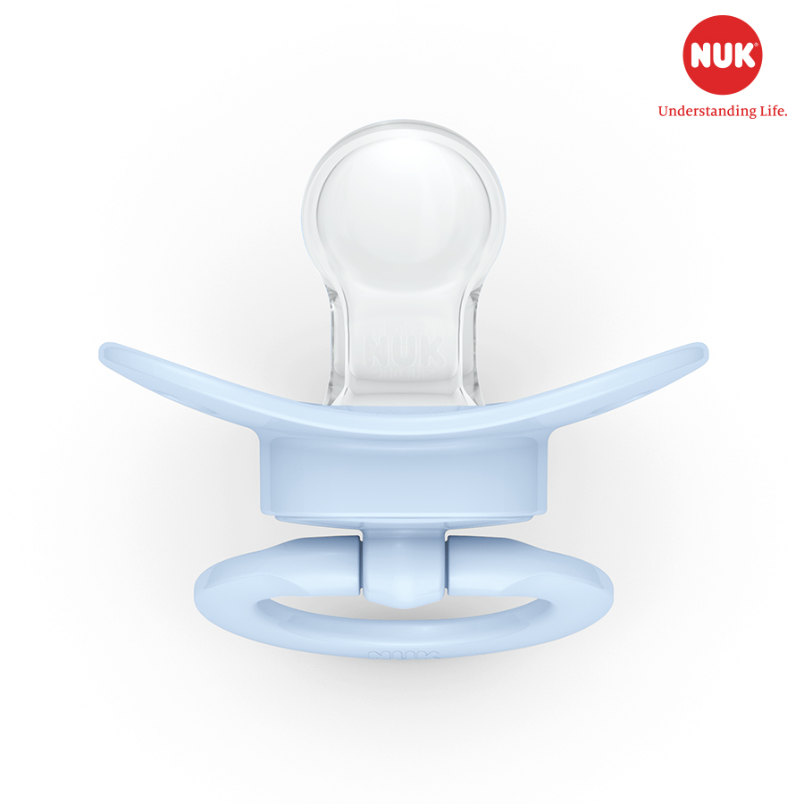 BỘ 2 TI GIẢ NUK CLASSIC SILICONE 6 - 18M