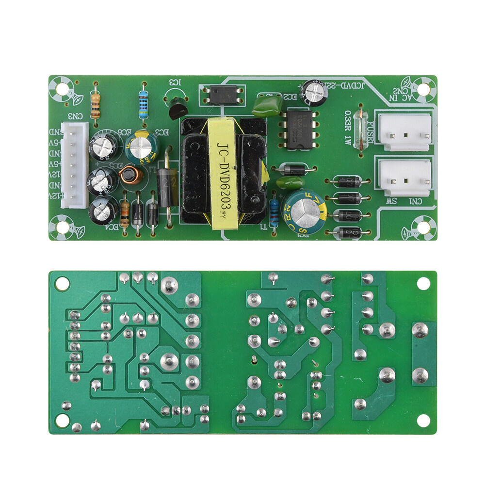 Mạch nguồn 220v ra 5V và 12V đối xứng dòng 1A
