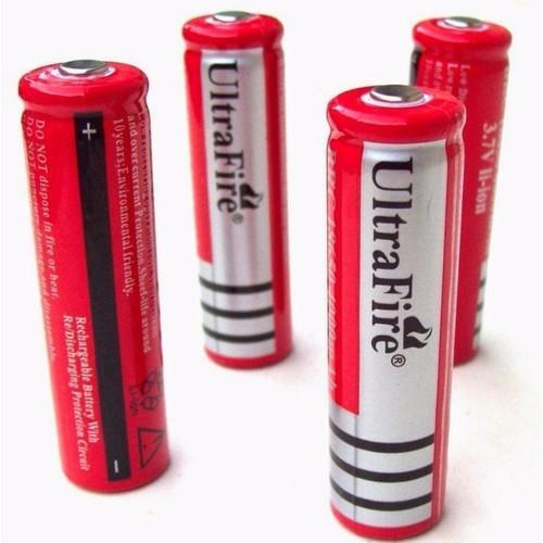 Pin sạc 3.7V đỏ dự phòng cho quạt mini