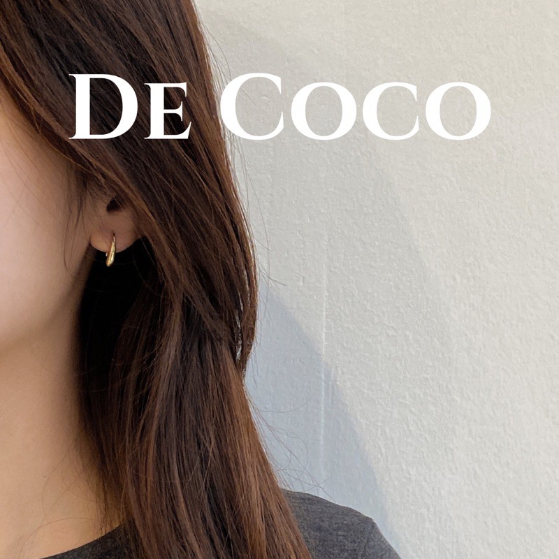 Khuyên tai hợp kim the hook De Coco decoco.accessories