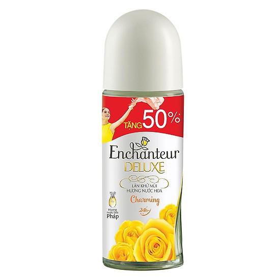 [HCM]Lăn Khử Mùi Enchanteur Charming - 50ml