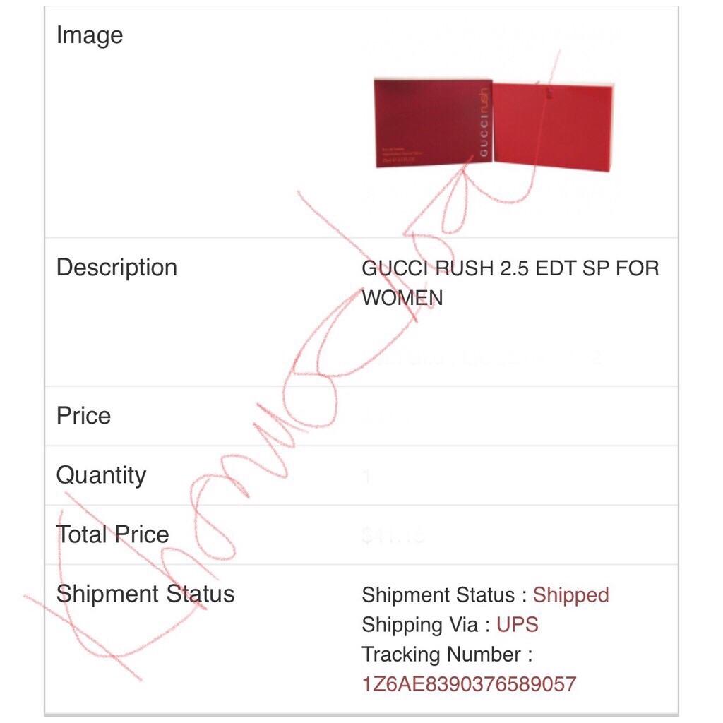 Nước hoa nữ Gucci Rush 75ml - Bill US