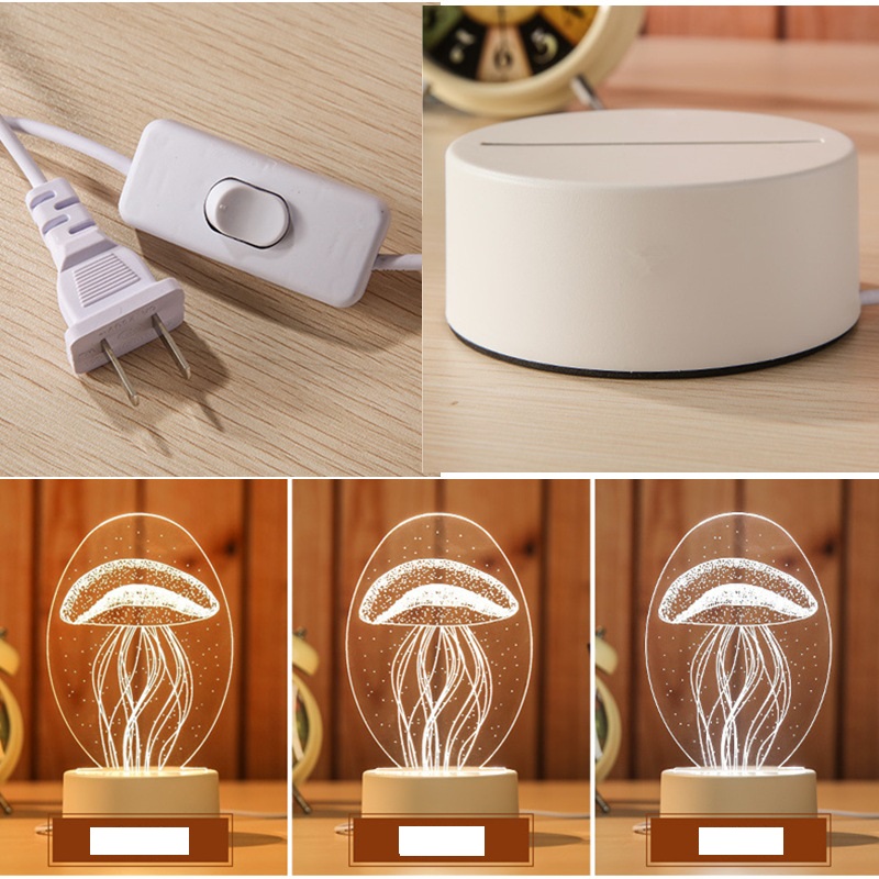 ĐÈN NGỦ 3D LED PHẢN CHIẾU NHIỀU HÌNH CỰC ĐẸP - ( Đèn 3 chiều #Đèn ngủ 3D #Đèn ngủ để bàn #Đèn ngủ cute#Đèn LED 3D #Đèn trang trí  #Den LED 3D #Den trang tri )