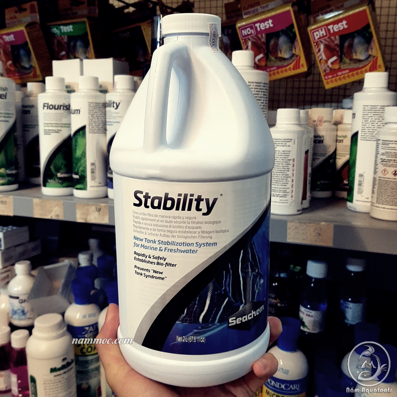 Seachem STABILITY (can 2 Lít) | Vi Sinh Sống Cho Hồ Cá Thuỷ Sinh