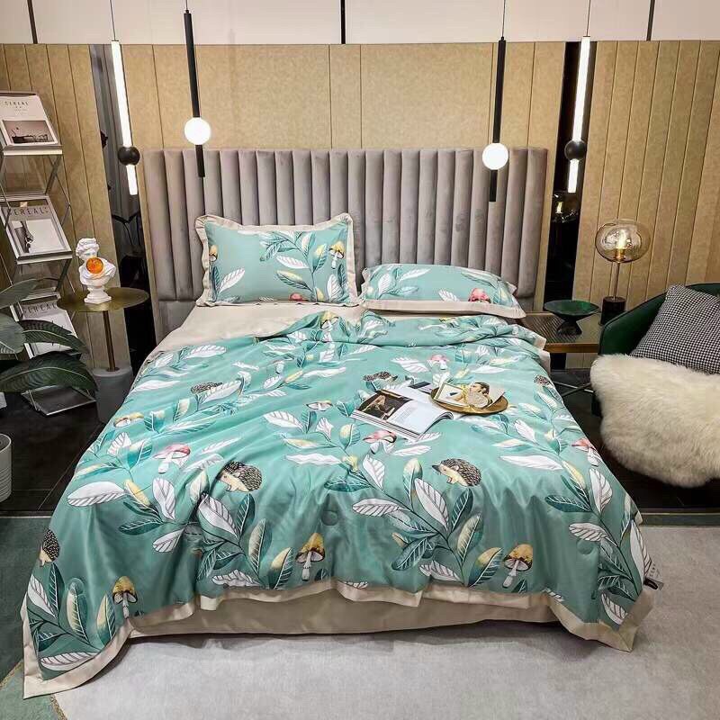 Chăn lụa thái cao cấp 2m*2m3 mềm mịn, mát - Chăn lụa thái cho mùa hè - Mền lụa thái, chăn trần hè phong cách hiện đại ( Hàng chất lượng )