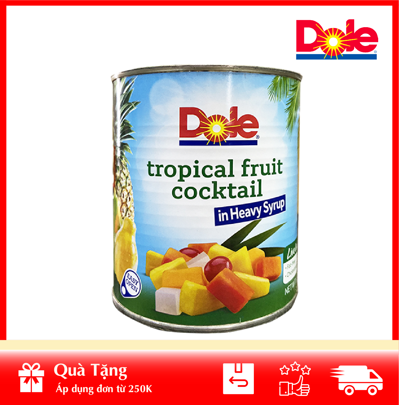 [HOÀN TIỀN MAX 10%][ HÀNG CÔNG TY NHẬP KHẨU ] Cocktail Trái Cây Nhiệt Đới Dole 836gr