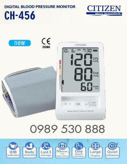 Máy đo huyết áp bắp tay Citizen CH-456
