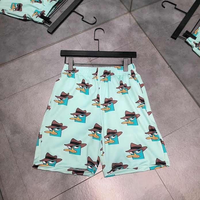 Quần Short Hoạt Hình unisex