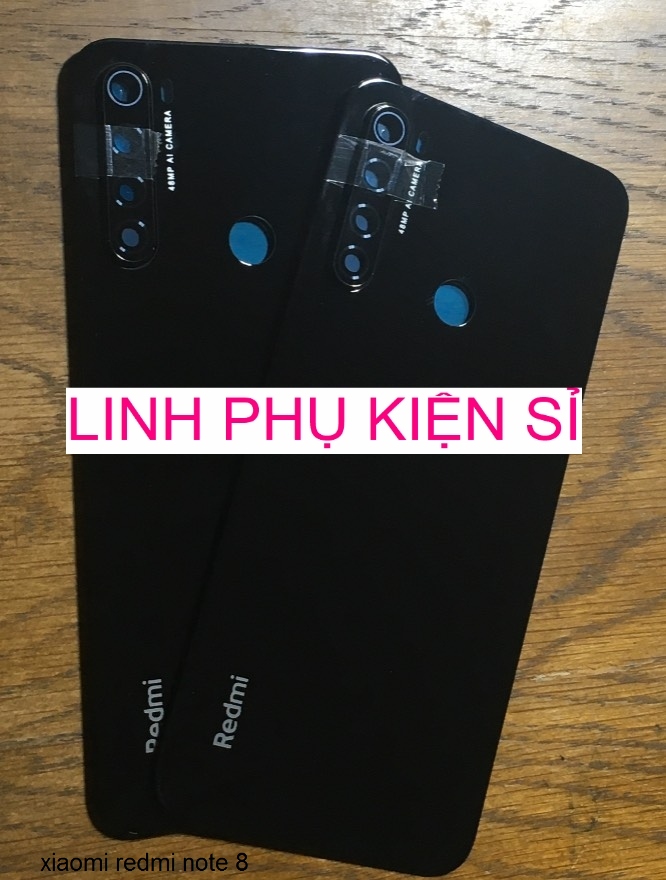 NẮP LƯNG XIAOMI REDMI NOTE 8 MÀU ĐEN