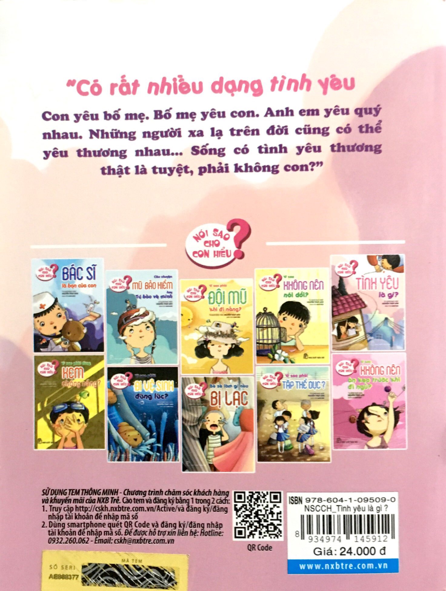 Fahasa - Nói Sao Cho Con Hiểu: Tình Yêu Là Gì