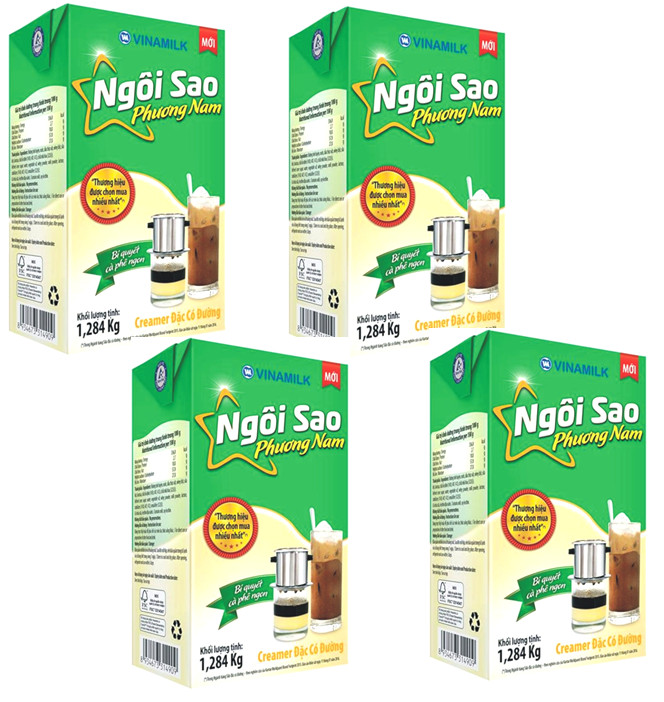 Combo 4 Hộp Sữa Phương Nam Giấy 1.284gr