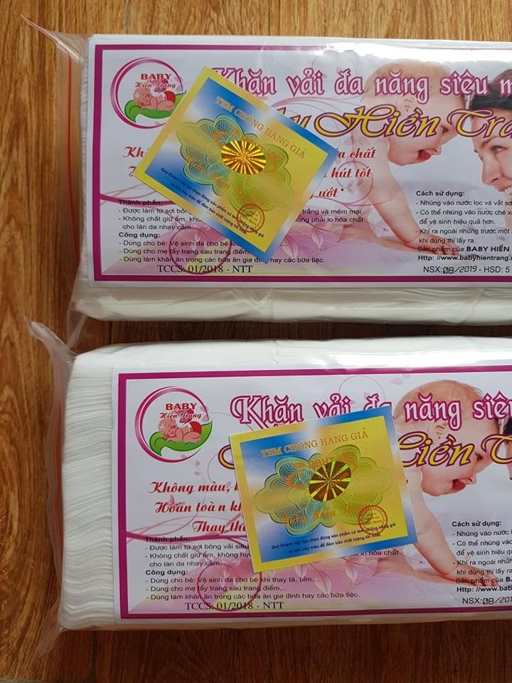 Khăn vải khô đa năng mềm 240 tờ