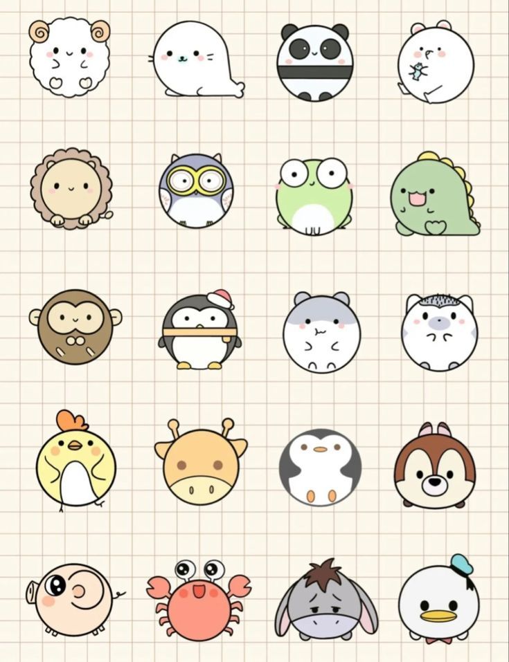 Bộ sticker thú ngộ nghĩnh đáng yêu