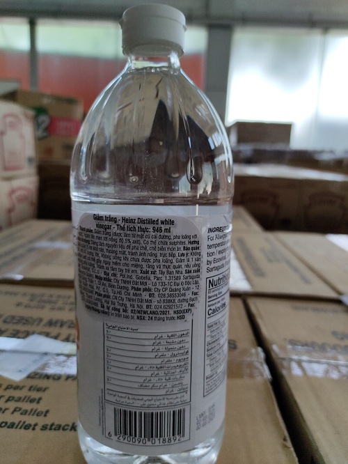 Giấm trắng Heinz chai nhựa 473ml