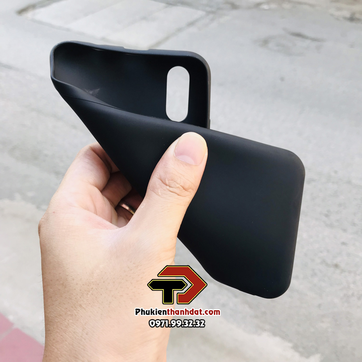 Ốp lưng Vsmart Active 3/ Vsmart Joy 3, Vsmart Bee 3 silicone dẻo màu đen bảo vệ camera