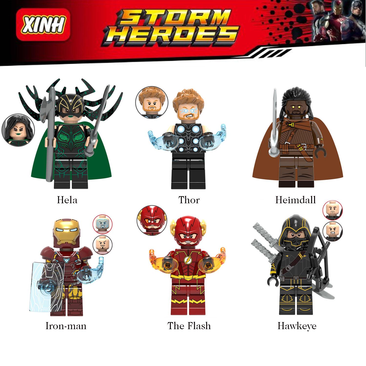 [HCM]Đồ chơi lắp ráp Mini Figure nhân vật anh hùng Marvel