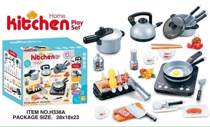 Bộ đồ chơi nấu ăn 36 món Kitchen cho bé