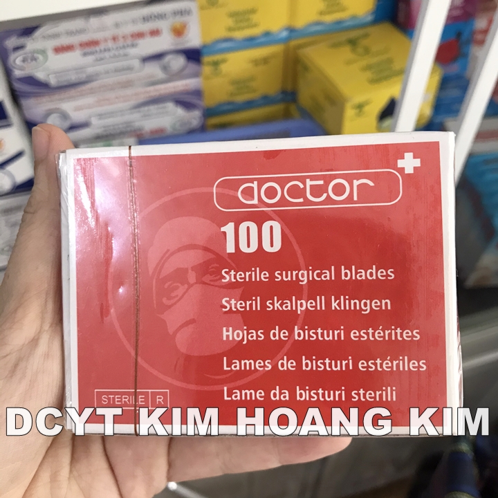 Lưỡi dao mổ y tế số 11 (hộp 100 lưỡi dao mổ Doctor Ấn Độ)