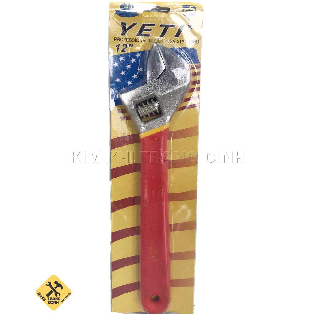 Mỏ lết Yeti 8”, 10”, 12”,15” -1 chiếc