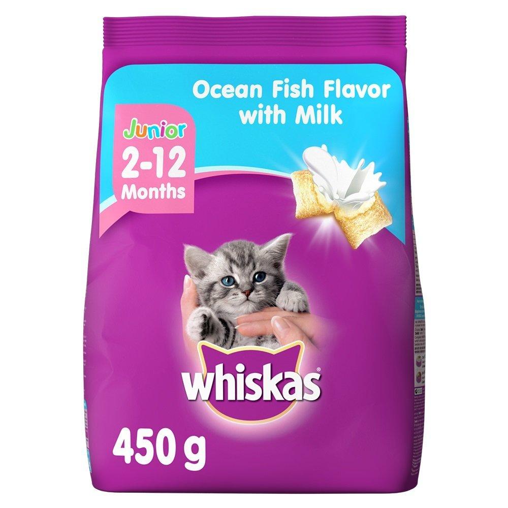 THỨC ĂN HẠT CHO MÈO CON VỊ CÁ BIỂN VÀ SỮA - WHISKAS JUNIOR