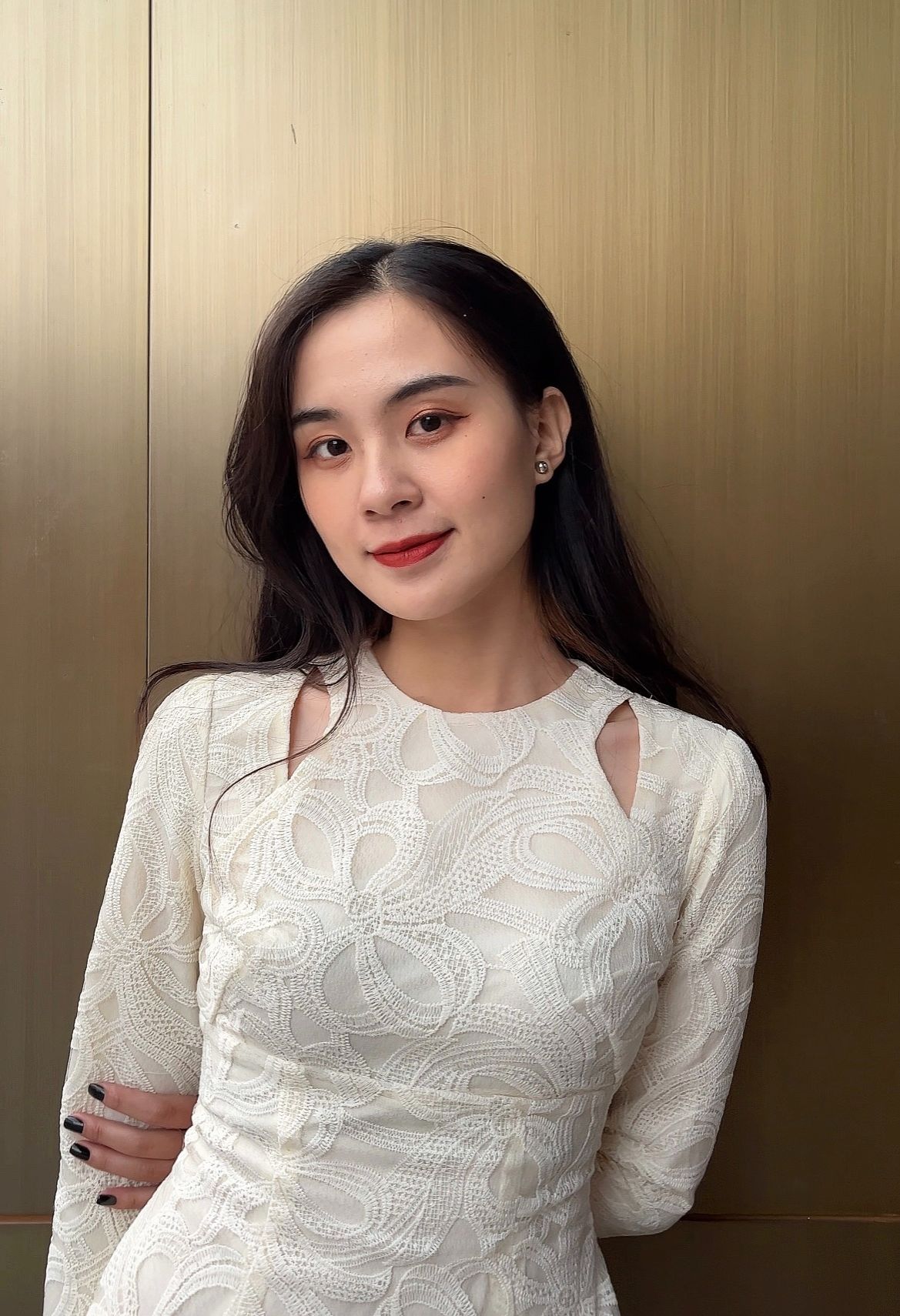 Đầm ren tay dài Myra- MAIIMER
