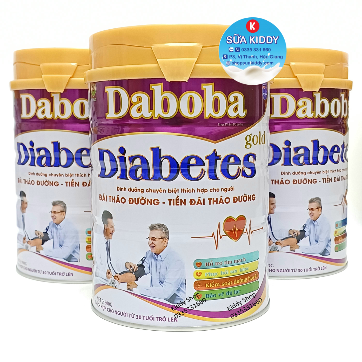 Sữa tiểu đường DABOBA DIABETES dinh dưỡng chuyên biệt thích hợp cho người tiểu đường và tiền tiểu đường