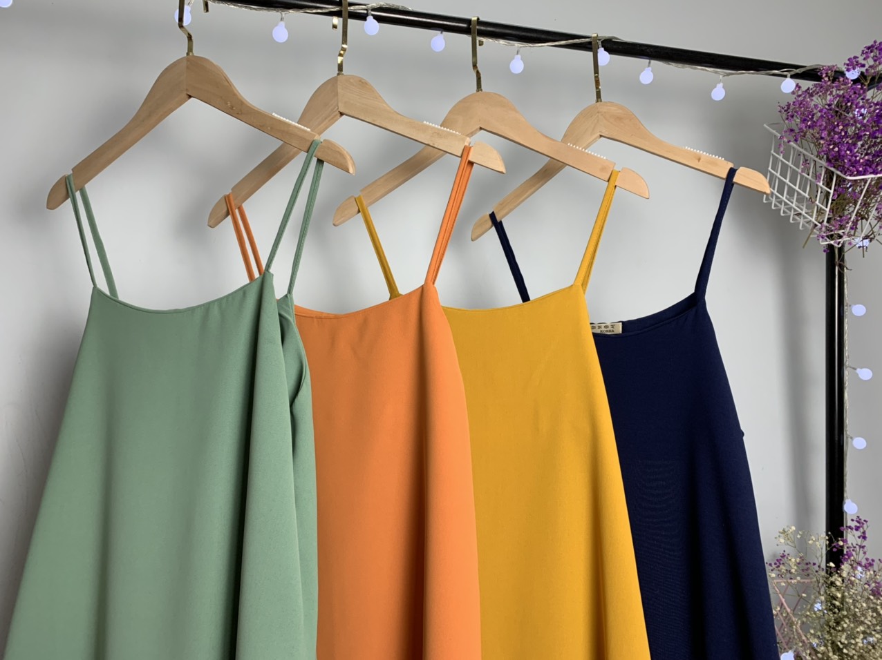 [Yến Trần] Đầm Suông-Váy Suông Cami 2 Dây Đũi lụa Trend Hot